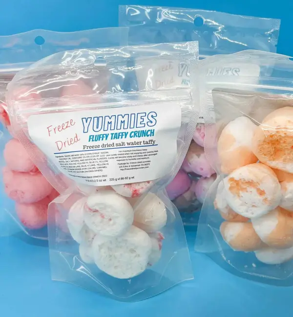 freeze dried salt water taffy